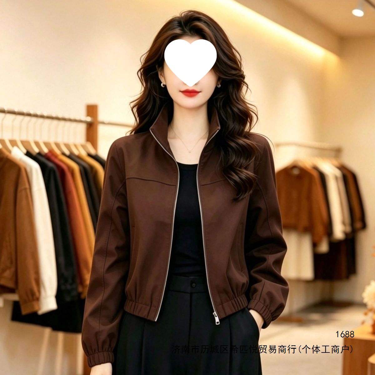 秋季新款洋气时尚设计感显瘦显气质翻领网红百搭女短款外套其他