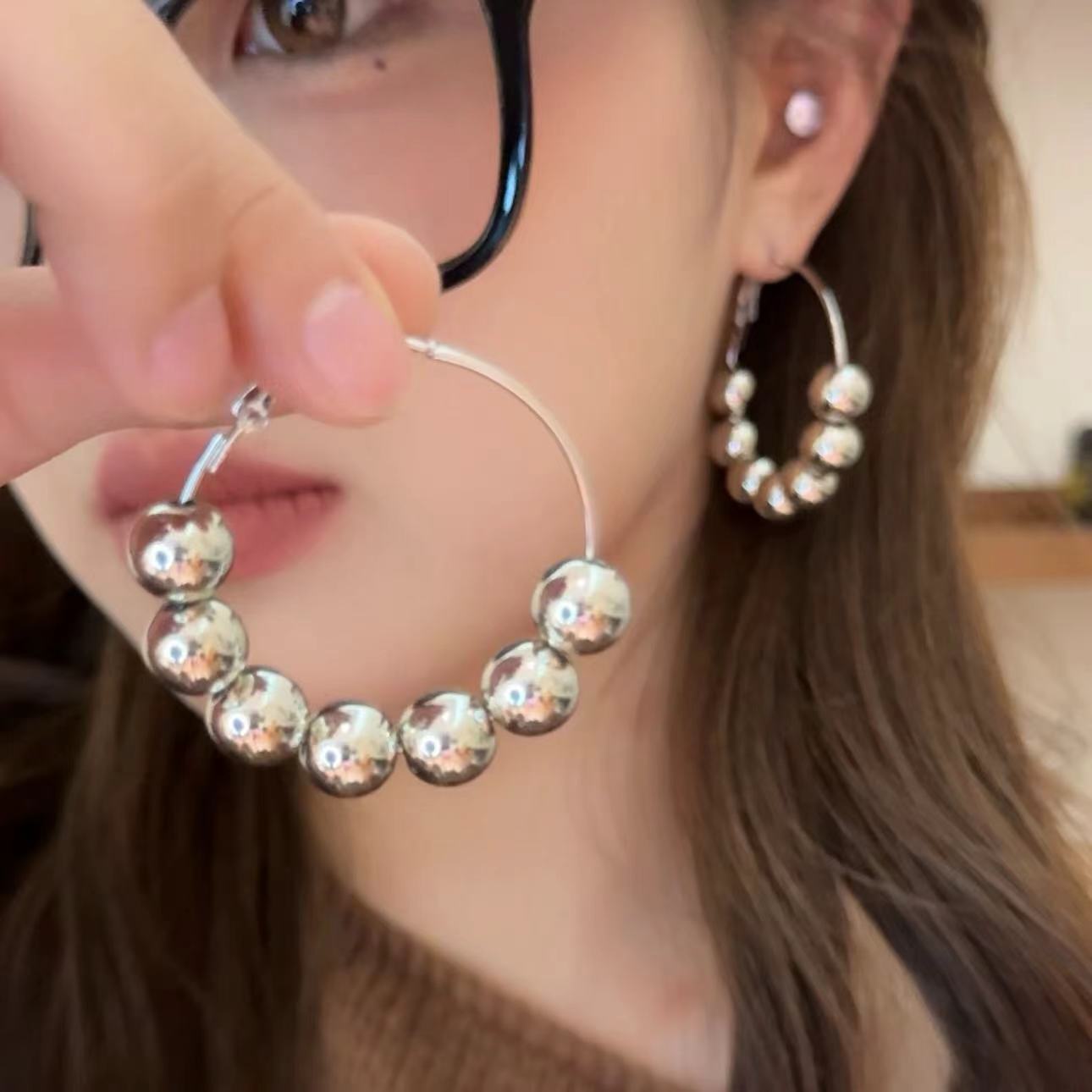 Geometric small design earrings