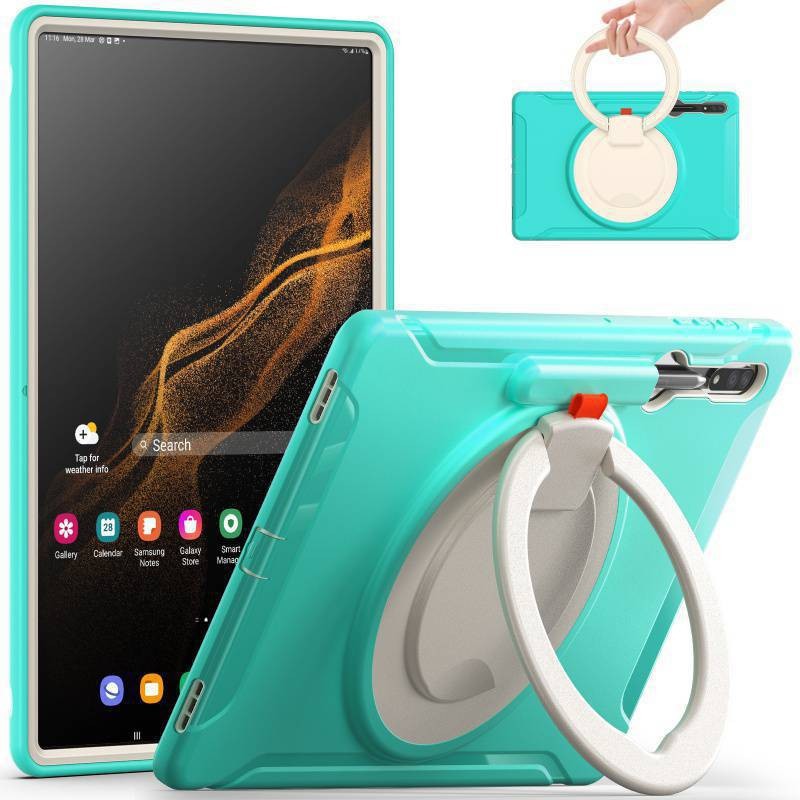 For Samsung Tab S8 Ultra flat bracket protective case 14.6 inch X906 TPU silicone protective case