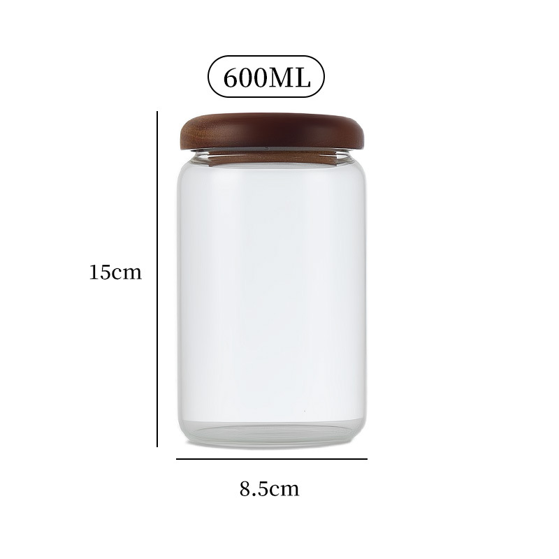Botella desnuda de 600 ml sin tapa; transparente