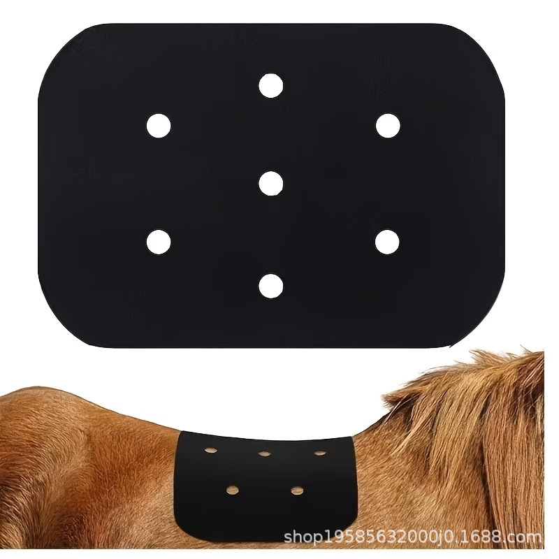 跨境毛毡马鞍保护垫透气穿孔防擦伤双面防滑缓冲垫减压舒适马背垫