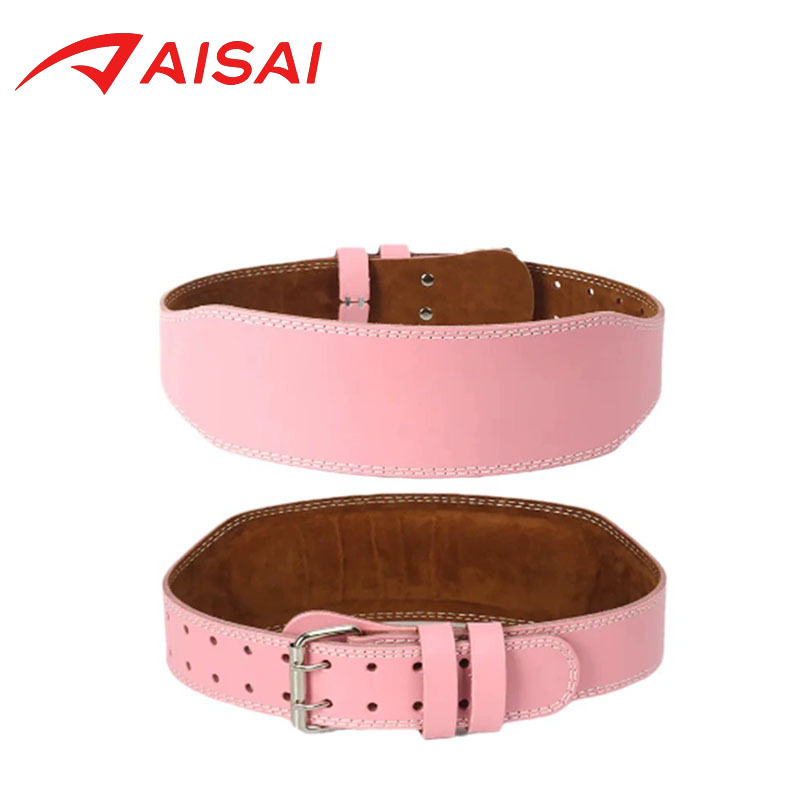 Pu Fitness Belt Training Sports Weightlifting Support Belt Equipment Weight-Bearing Pull-Up Waist Belt Adjustable Compression