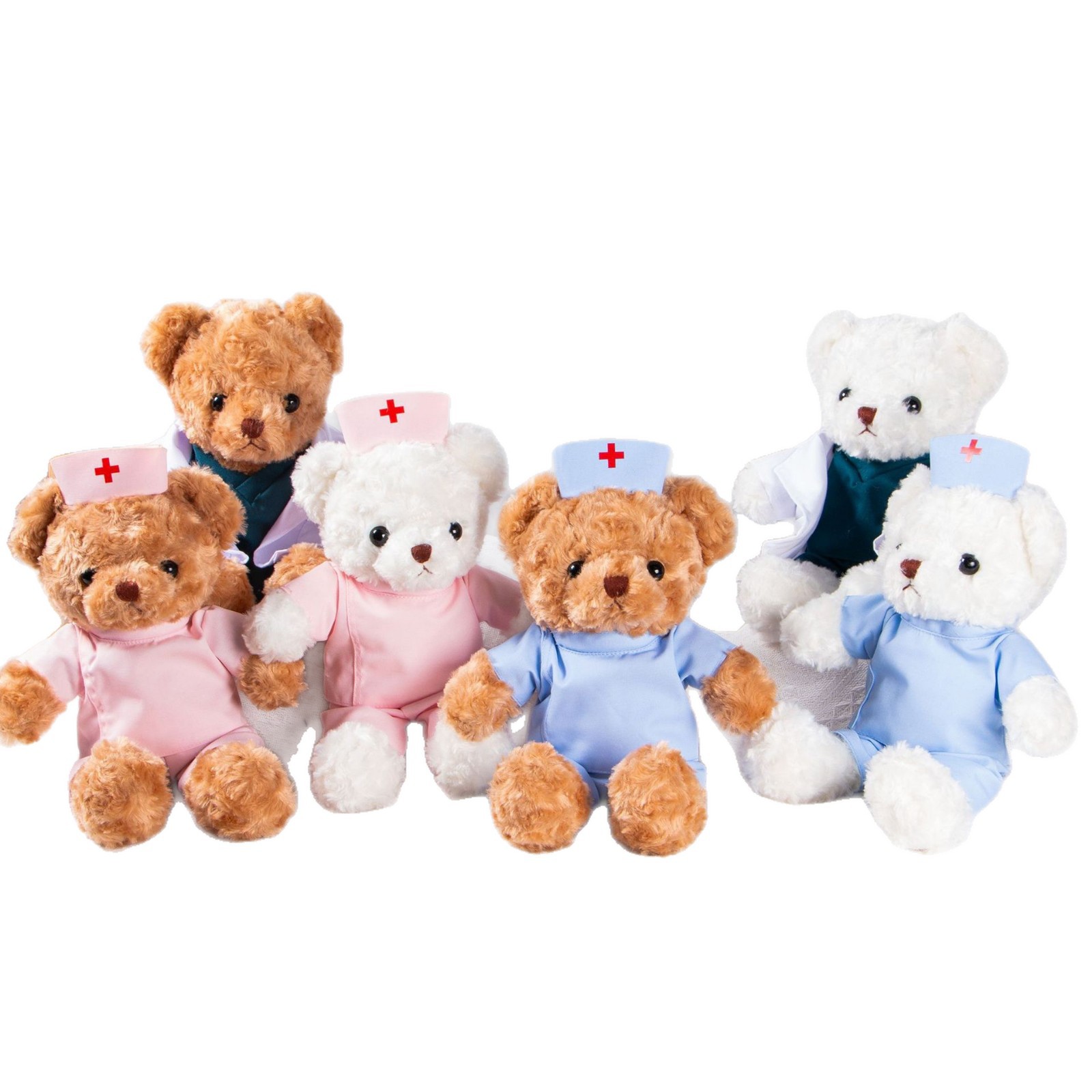 Muñeca de graduación de enfermería de la escuela de belleza médica muñeca ángel de graduación muñeca chaqueta blanca recuerdos de enfermería se pueden imprimir LOGO
