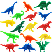 跨境多款散装迷你小恐龙蛋软胶考古恐龙模型小号扭扭蛋礼品批发