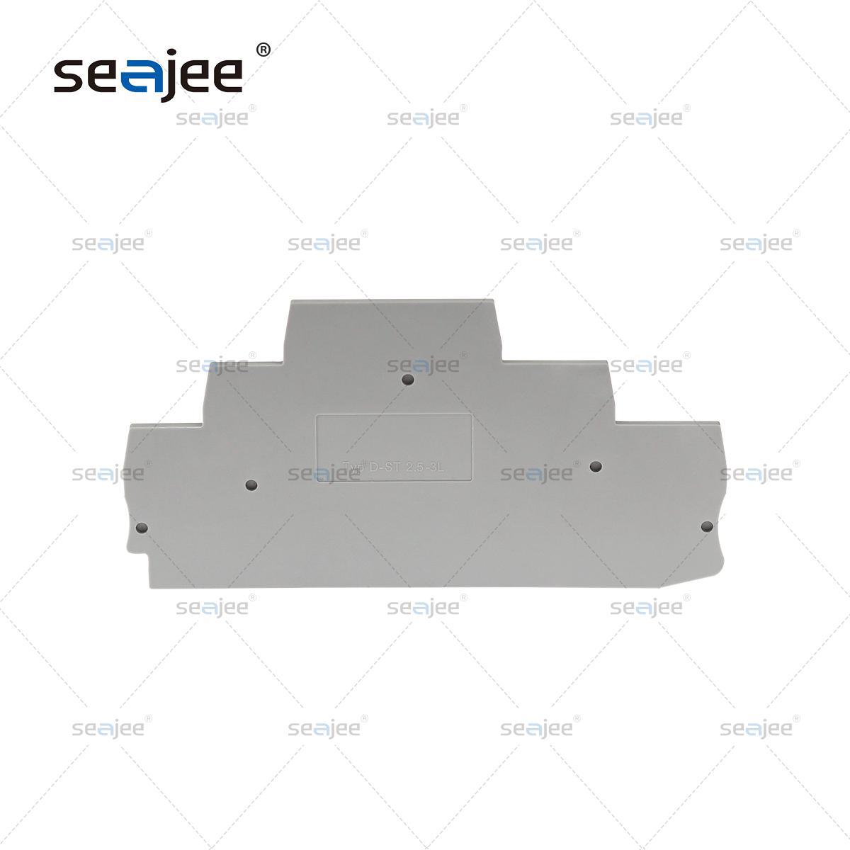 seajee/希捷 笼式弹簧端子ST2.5-3L挡板 D-ST2.5-3L 终端端板