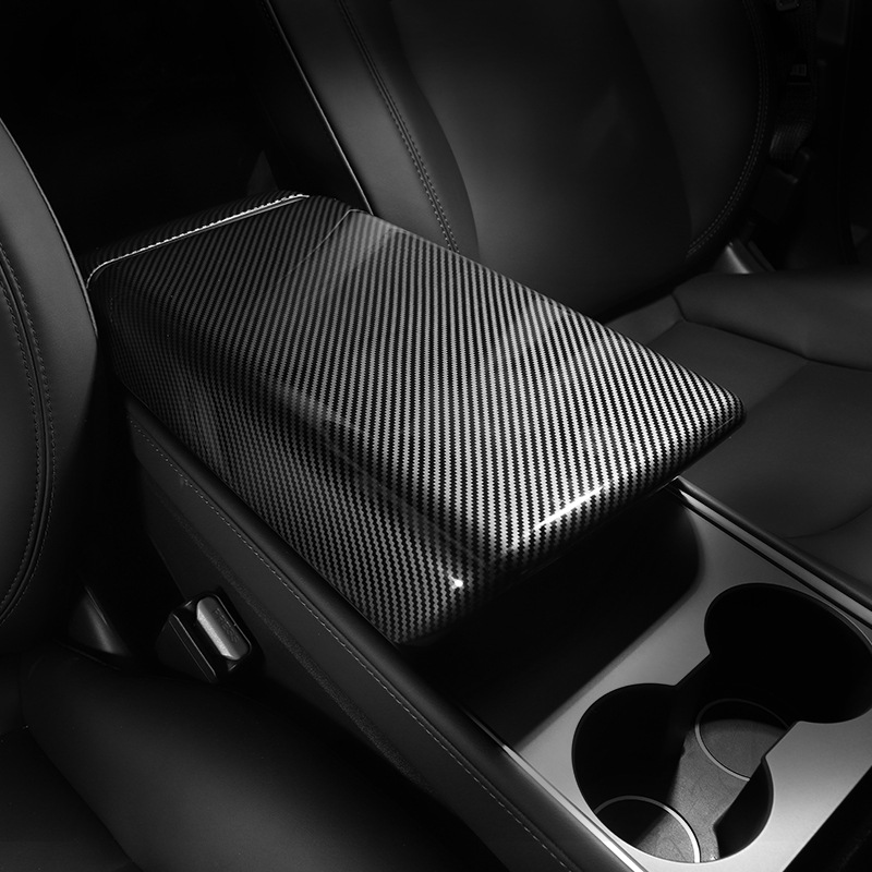Suitable for the New Version of Model 3/Y Tesla Armrest Box Cover, Air Conditioning Vent Protective Cover, Lower Guard Plate Wholesale