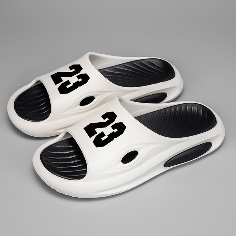 Zapatillas transfronterizas de gran tamaño para hombres 2025 chanclas de verano, zapatillas de playa, sandalias y zapatillas de suela gruesa al aire libre