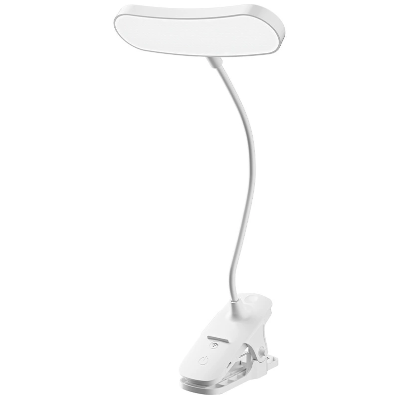LED настольная лампа с регулируемой яркостью, аккумуляторная клипса & настольная лампа, защита глаз, 3 уровня яркости