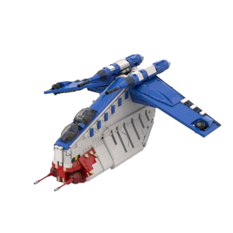 Cross-border Hot-selling In-stock MOC-105785 Small Particle Assembly Building Block Toy Helicopter DIY Model Ornament_voghion.com