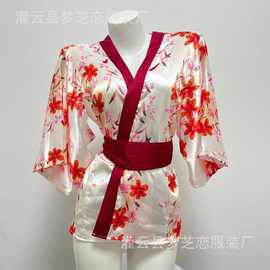 情趣内衣性感日系印花和服系带火辣制服诱惑角色汉服套装1148