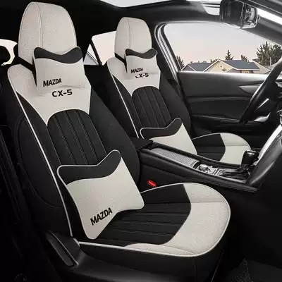 Seat Cover Full Coverage Linen | Modelə uyğun (Original) oturacaq örtükləri - black-vs-rice-deluxe-edition-note-model-year-rear-half-bag