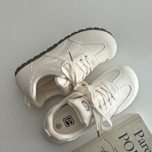 SK鞋子女2025新款秋季复古德训鞋ins潮小众百搭小白鞋子