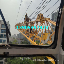 QTD80动臂塔机 8吨10吨平头塔吊 QTZ125塔式起重机 行走式建筑塔