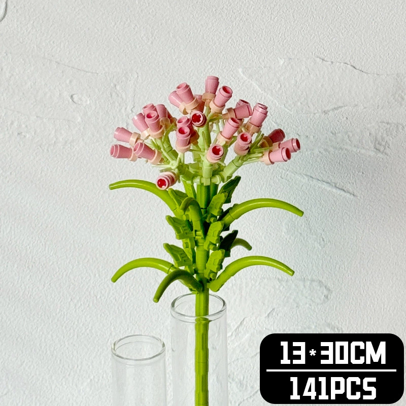 Realistic Table Flower Set, DIY Miniature Bouquet Constructor, Assorted Rose & Sunflower Models, Gift