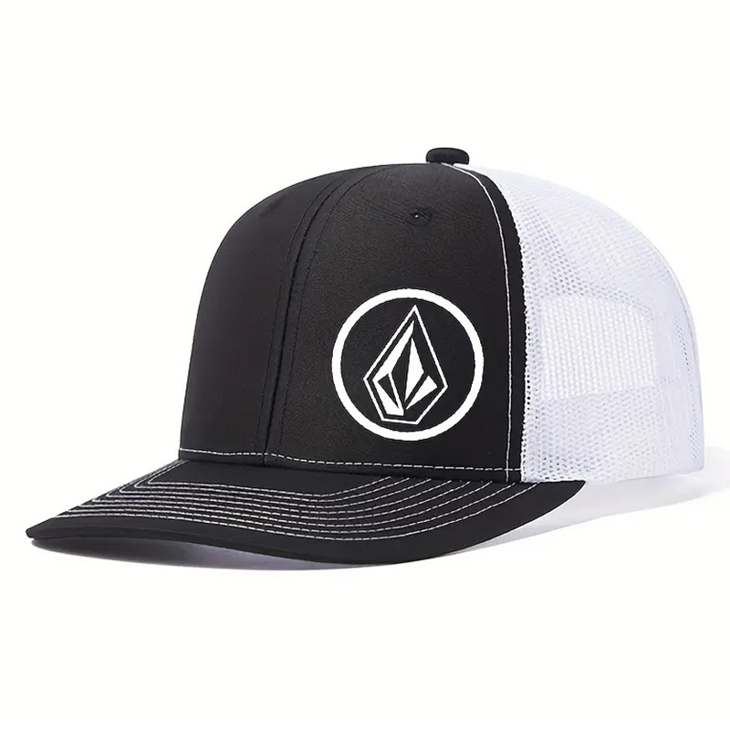 Unisex Casual Sports Style Geometric Wide Eaves Baseball Cap display picture 6