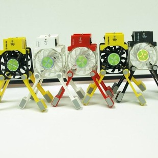 迷你型便攜式可折疊的筆記本電腦散熱器 發光LED式迷你折疊散熱座