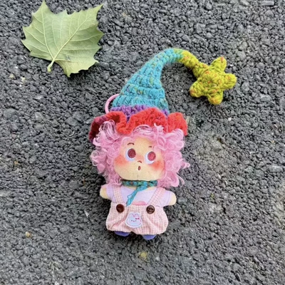 Pluş açarlıqlar: Pendant with Freckles Keychain - pink-pants-witch-explosion-pendant-hat-color-random