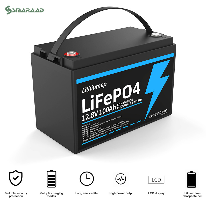 铅改锂电池12.8V-200Ah/储能大容量光伏储能电池 铅酸电池  锂电