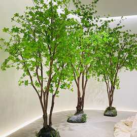 仿真吊钟树日本大型绿植室内设计橱窗马醉木北欧nis风装饰假树