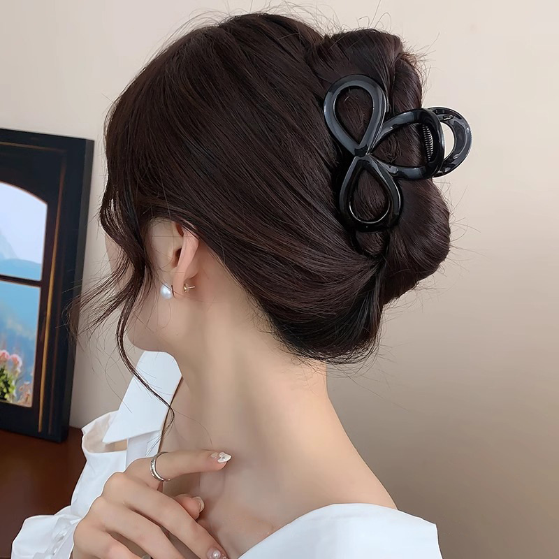 Clip de agarre, gran cantidad de cabello, horquilla esmerilada, horquilla simple, horquilla de tiburón, nuevo y exquisito tocado de alta gama, horquilla femenina