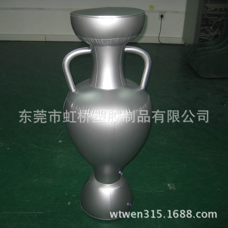 生产制作PVC充气双耳金银奖杯模型，各种造型广告模型充气式