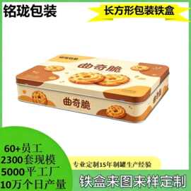 厂家批定发制马口铁盒银色金属长方形慕斯蛋糕铁盒曲奇脆饼干铁盒