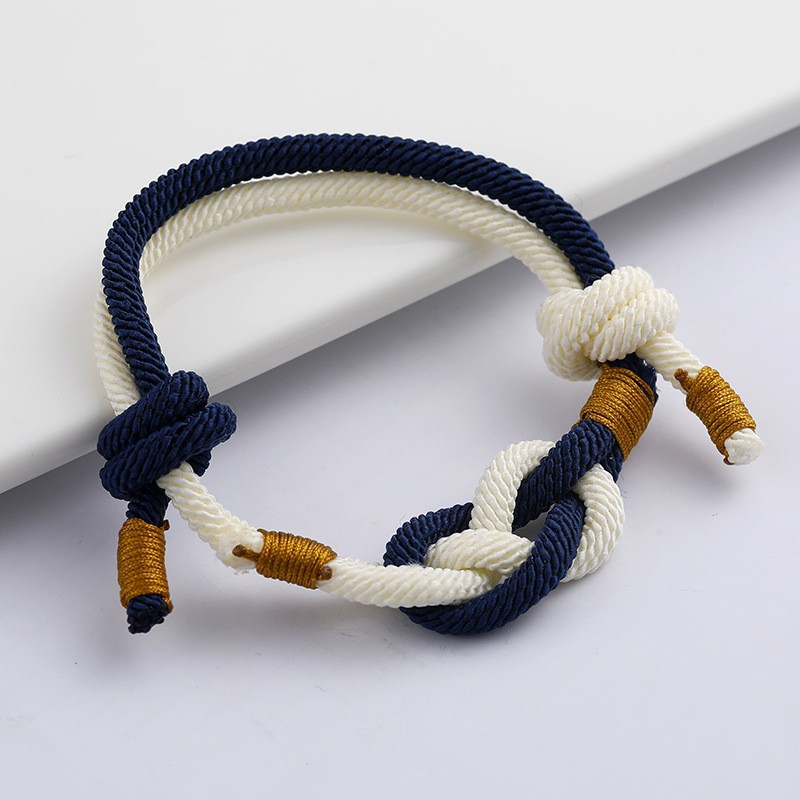 Wrapped Yarn, Gold Wire Chain Material Simple Style Geometric Wrapped Yarn Gold Wire Woven Chain String Bracelets Wholesale