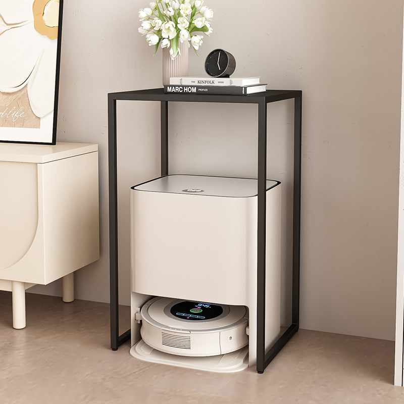 北欧扫地机器人行李箱上方置物架收纳展示柜沙发边几打印机花盆栽