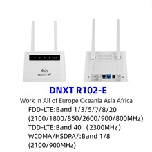 DNXT三网4G WiFi路由器150Mbps支持RJ11+RJ45接口可插拔卡路由器