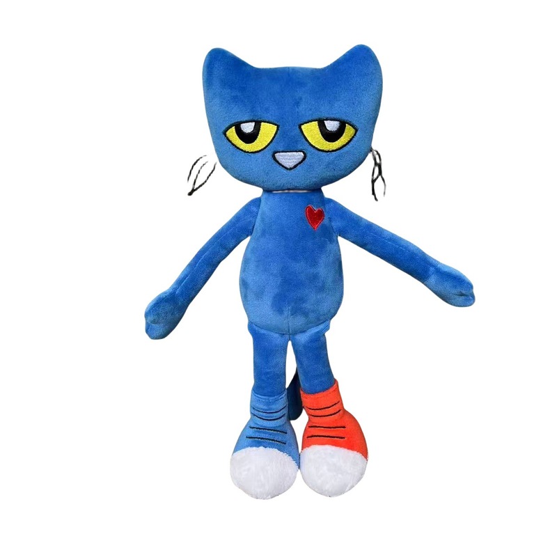 国境を越えた人気のピート・ザ・キャットハンドパペット ピート・ザ・キャットぬいぐるみ人形 幼児教育絵本人形|undefined