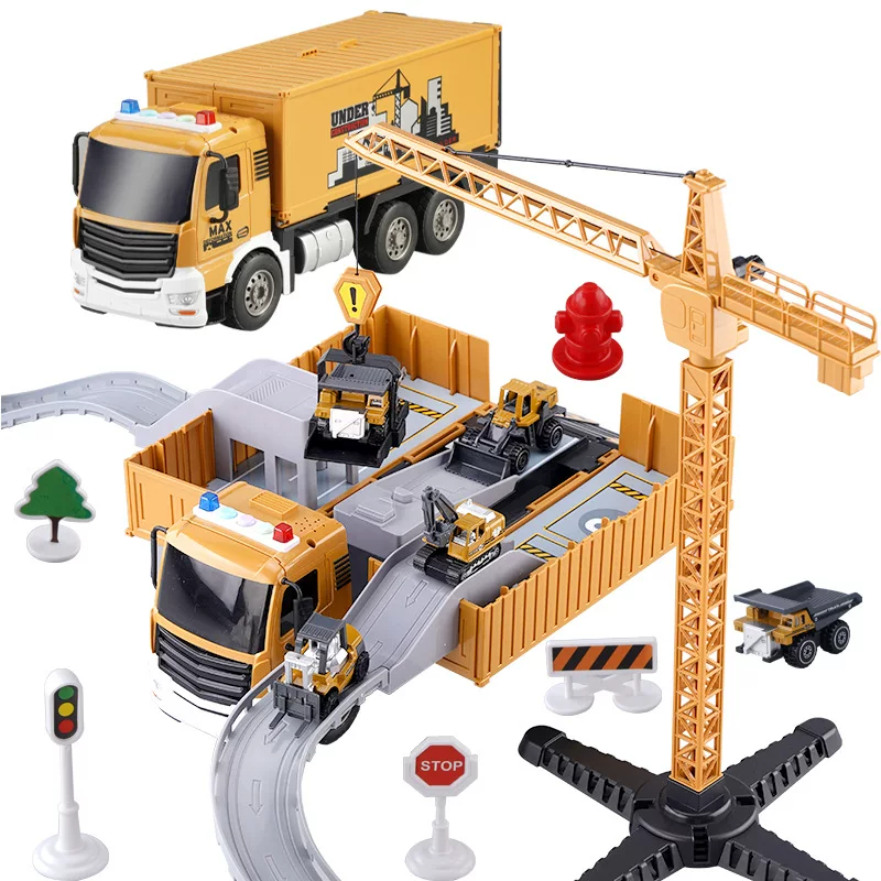 Игрушка, набор, экскаватор, система хранения, Amazon