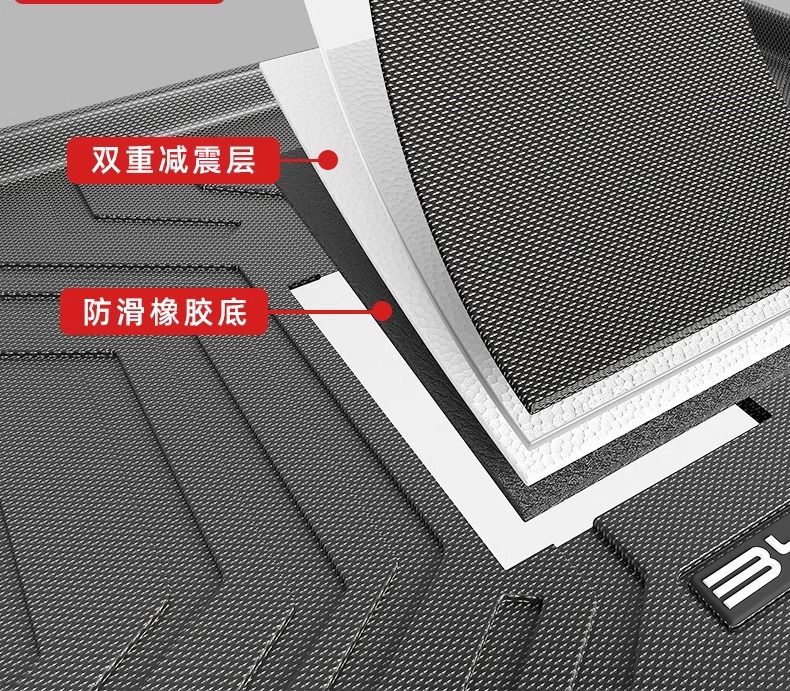 Suitable for Volkswagen Bora Trunk Mat Durable 25 TPE Encircling Trunk Mat 24 Auto Supplies Decoration New