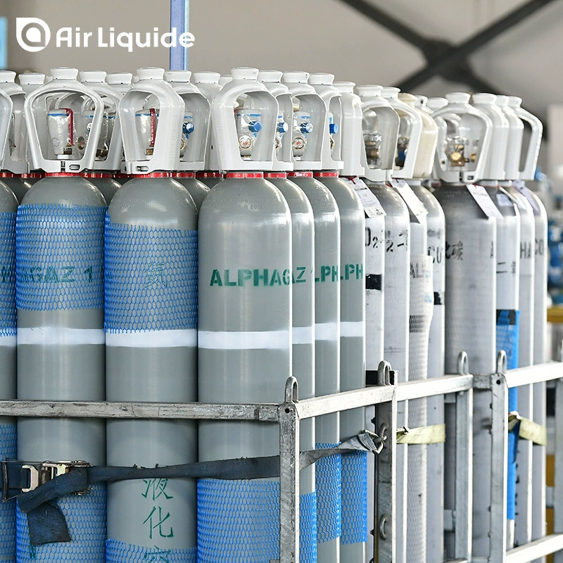 Газовый баллон — O2, N2, Ar, H2, He и другие газы — Air Liquide Group, заводы по всей стране