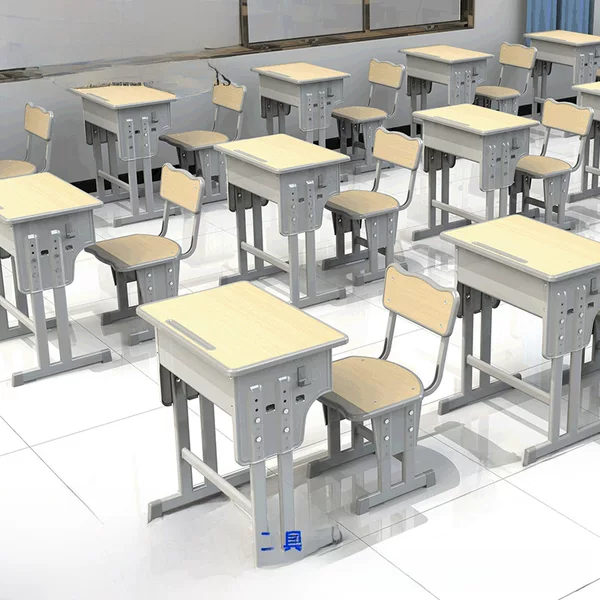 Customized wholesale school training class lifting desks and chairs for primary school students classroom desks for primary and secondary school students desks and chairs