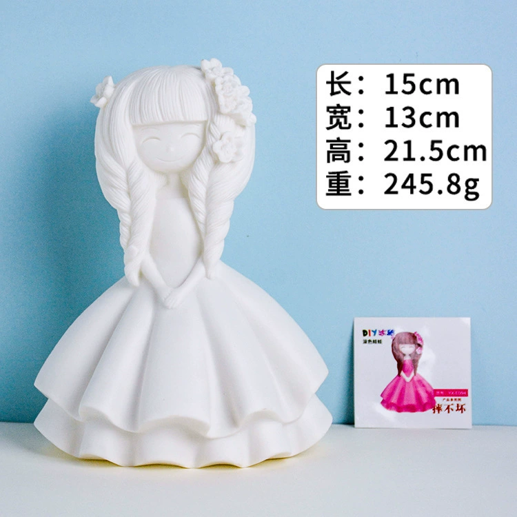 Кукла из пластика раскрашенная, игрушка, handmade, граффити, копилка, оптом
