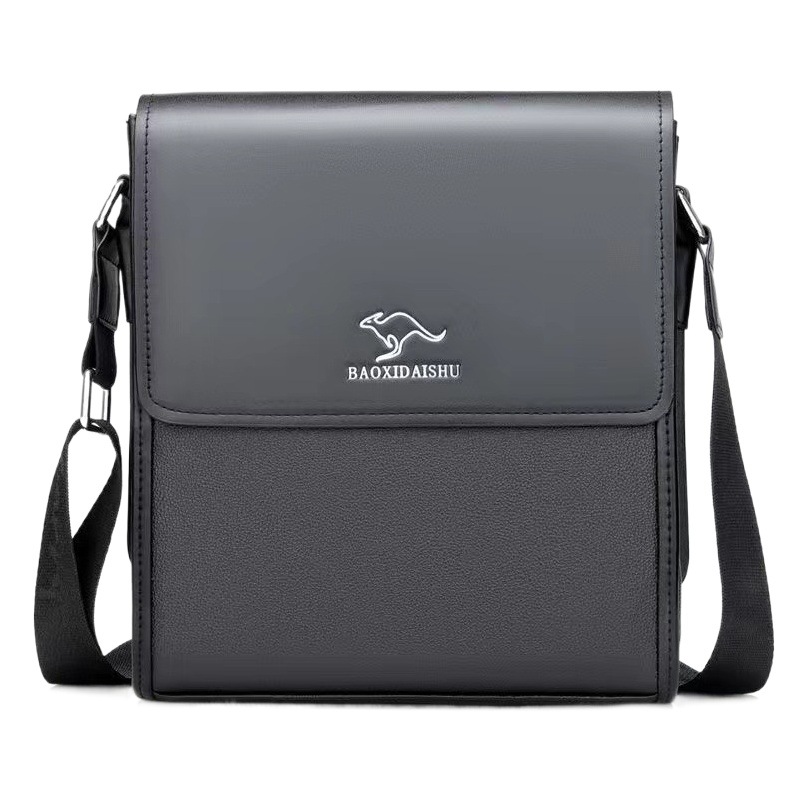 Cross-Border Manufacturer Men's Pu Crossbody Shoulder Bag Business Casual Travel Versatile Accessible Luxury Style Fashion Bag