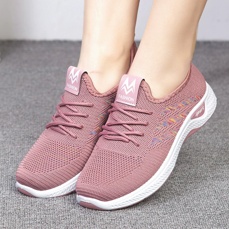 2023 весенне-осенняя женская спортивная обувь дышащая повседневная обувь с завязками, производители оптом, женская обувь