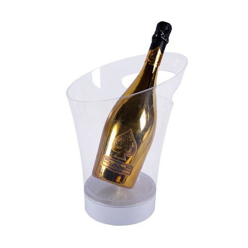 LED bar luminous ice bucket creative ktv small inclined single-piece champagne bucket foreign wine bucket ice grain beer ice bucket
