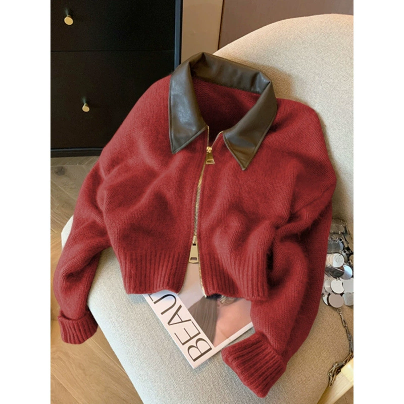 Весенний связанный свитер, базовая куртка, комфортная для тела, стиль Chanel