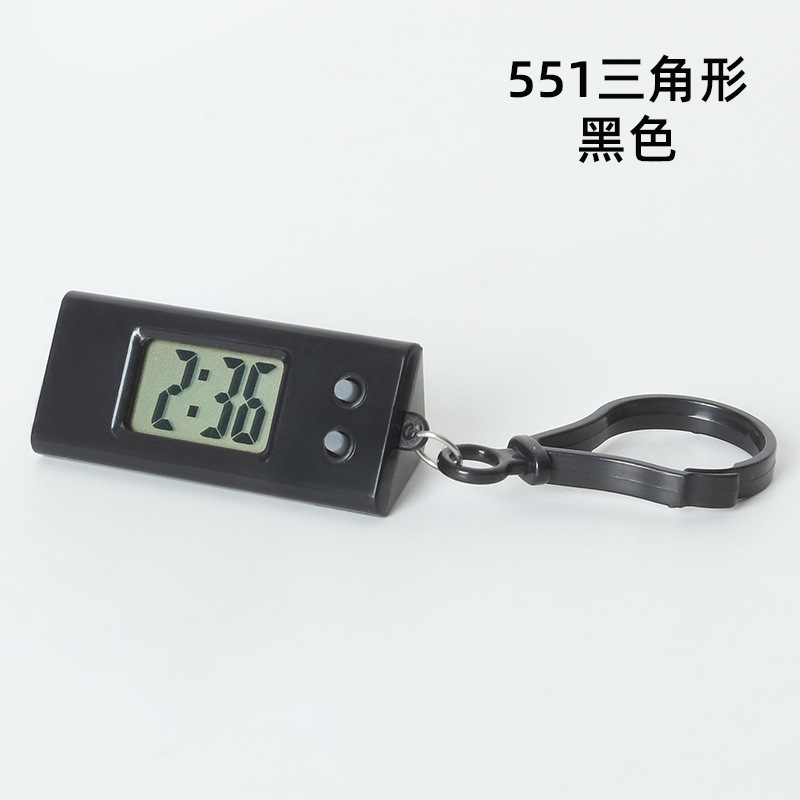 学生試験の小さい掛け時計の簡単なキーホルダーの携帯電子時計は時間の日のミニ電子時計を表示します。|undefined