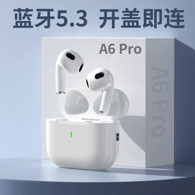 Беспроводные наушники Pro, трехмерная посадка с ремешком, A6, Bluetooth