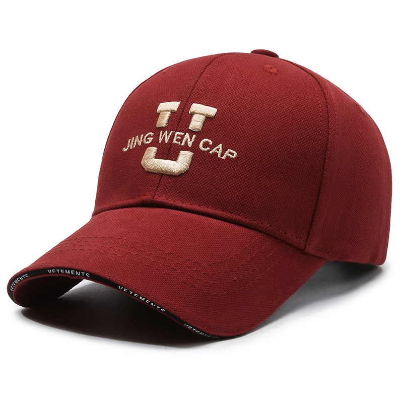 Cappellino da baseball con lettera u ricamata stile americano_voghion.com