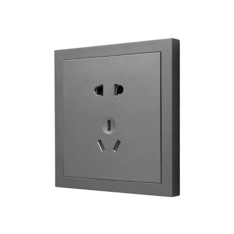 USB Villa Hotel de una sola pieza panel grande azulejo hueco cubierta 100-Tipo de gran tamaño agujero del zócalo del interruptor que cubre image 5