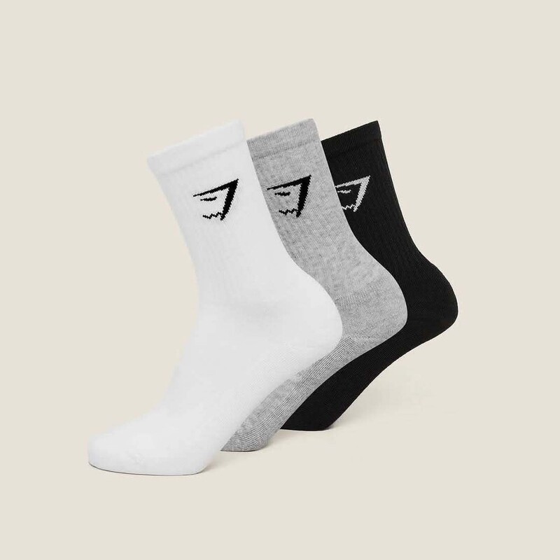 New Exquisite Small Logo Gymshark Shark Socks Pure Cotton Sports Socks for Men and Women Fitness Running Socks High-Tube Towel Bottom New Exquisite Small Logo Gymshark Shark Socks Pure Cotton Sports Socks for Men and Women Fitness Running Socks High-Tube Towel Bottom