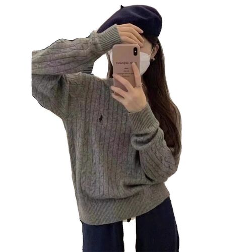 Christmas red women's turtleneck cable knit New Year destiny year round neck knit sweater top base layer top inner wear autumn winter