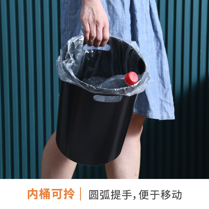 エルメスオレンジゴミ箱客間双桶内桶付き軽贅沢ゴミ箱卸売り寝室家庭用キッチンホテル|undefined