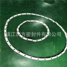 帶法蘭孔聚四氟乙烯軟體墊片，四氟PTFE膨體法蘭密封墊片