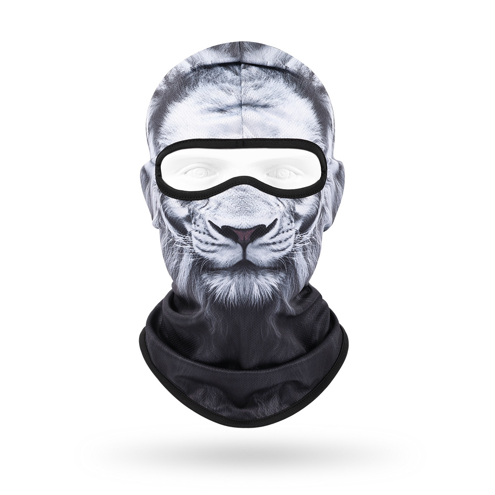 Sudor absorbente máscara transpirable de secado rápido para hombres y mujeres ciclismo al aire libre bicicleta protección solar sombrero lindo mascota sombrero animal bufanda