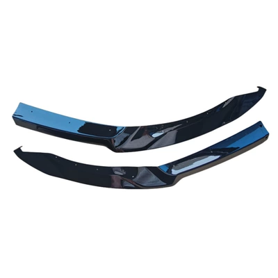 Fixed wind wing F80/F82 Cs Front Lip Car - split-type-bright-black