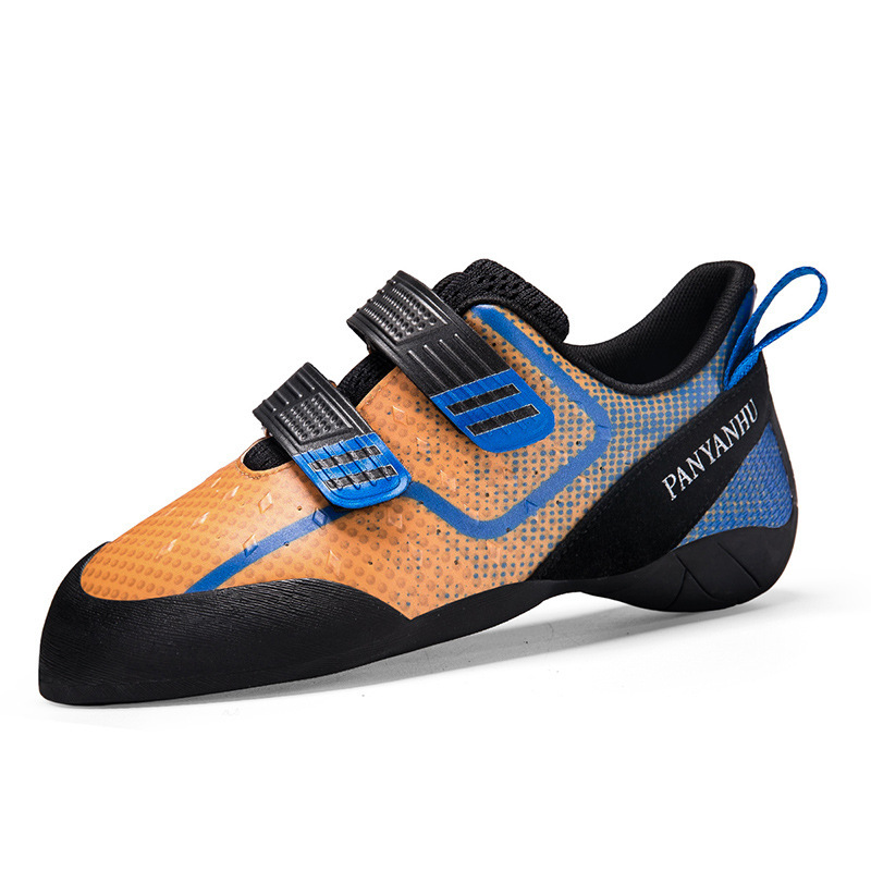 Climbing shoes for teenagers, men and women, adults, indoor bouldering, professional beginner training, outdoor climbing shoes, black and green